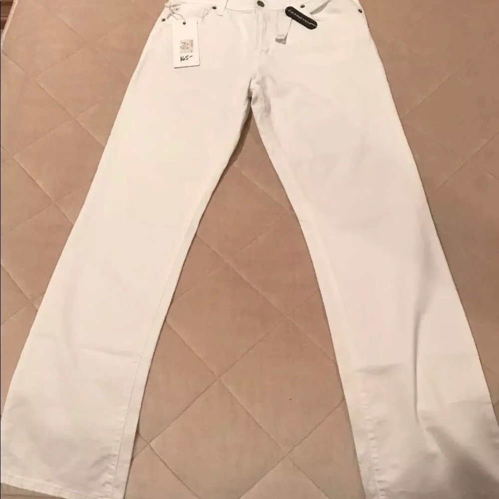 Vitamina Jeans White Boot Cut IT48 US 9/10 NWT